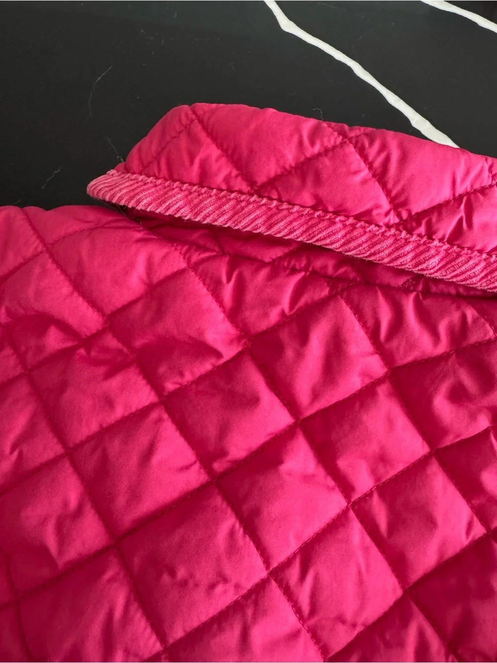 Ralph Lauren Girls Quilted Pink Jacket